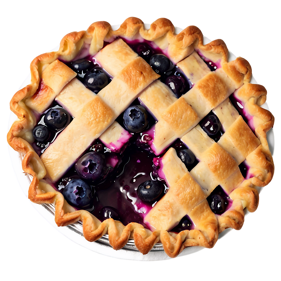 Delicious Blueberry Pie Png Xuc95