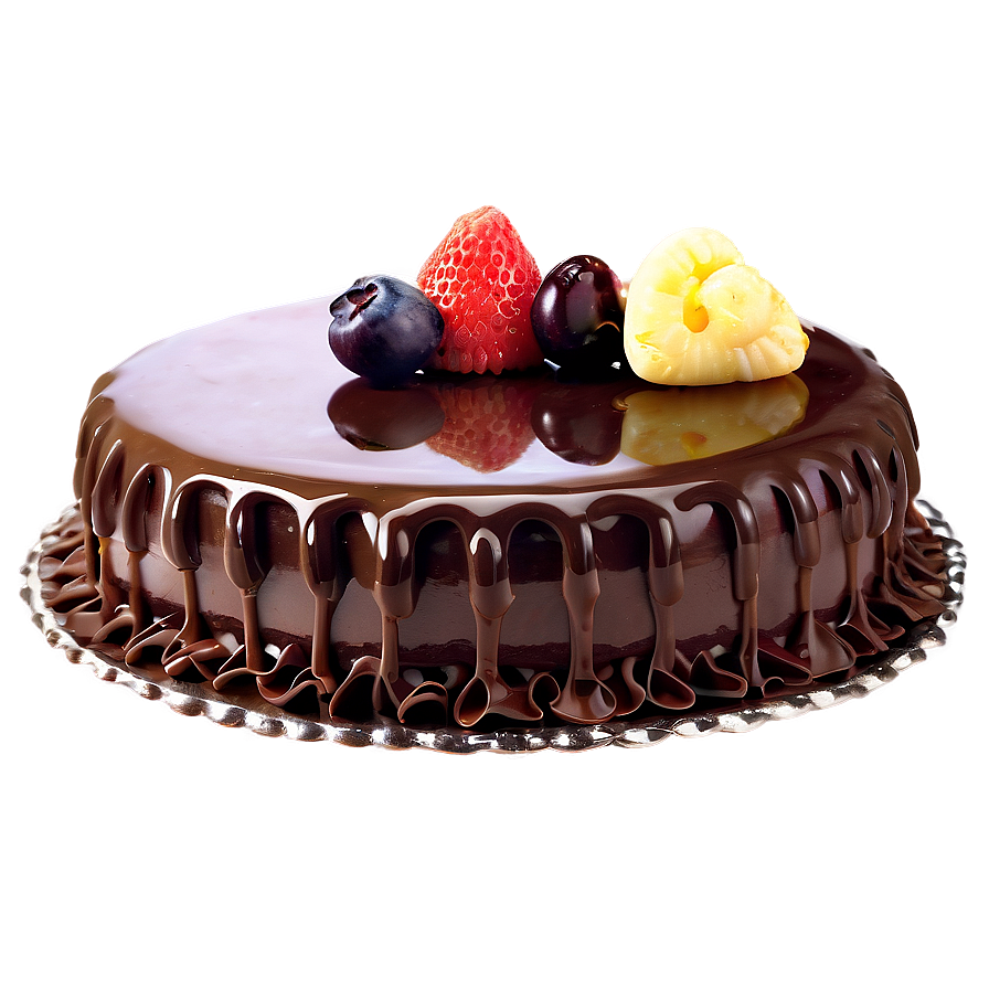 Delicious Chocolate Cake Png Irn