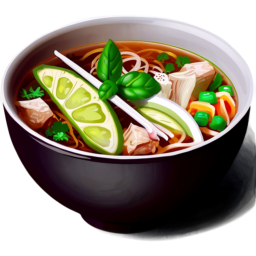 Delicious Pho Bowl Png 61