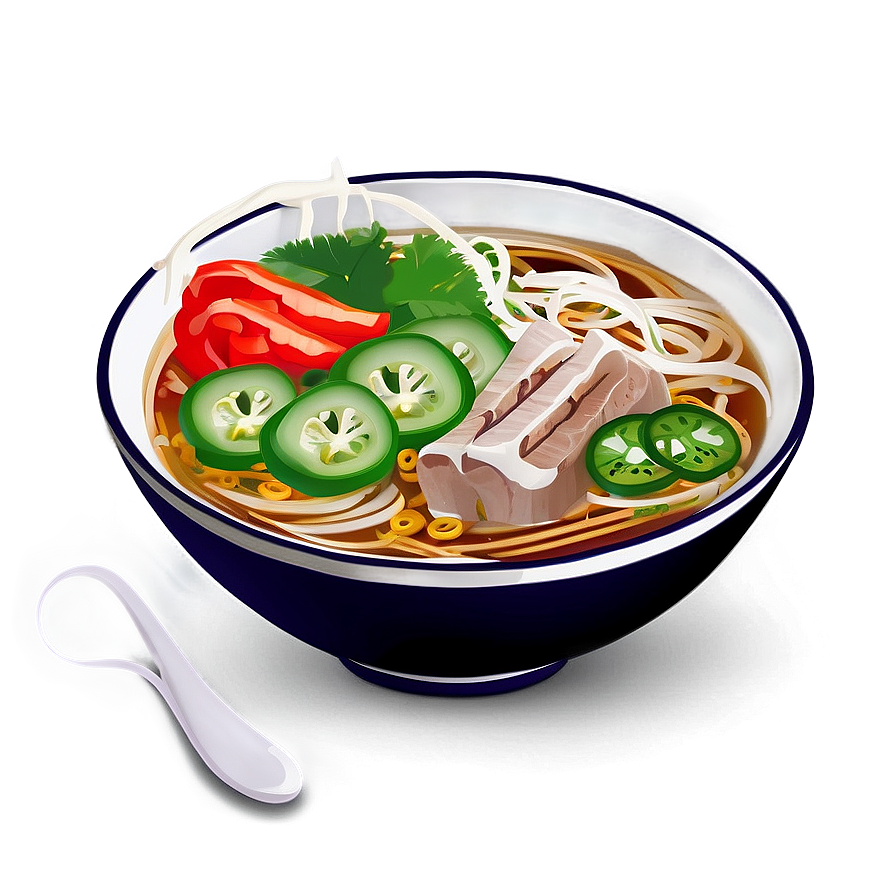 Delicious Pho Bowl Png Yty