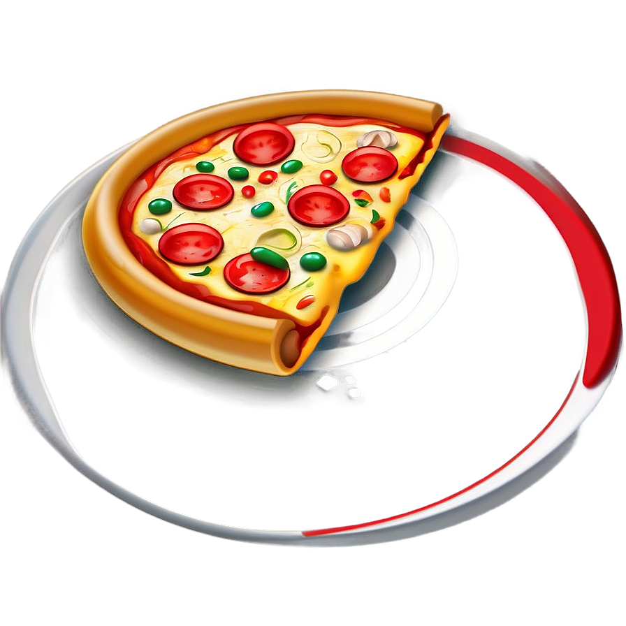 Delicious Pizza Cartoon Art Png 06272024