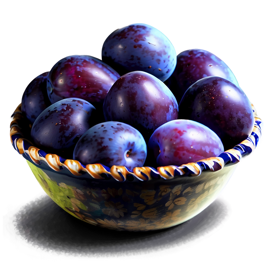 Delicious Plum Art Png 34