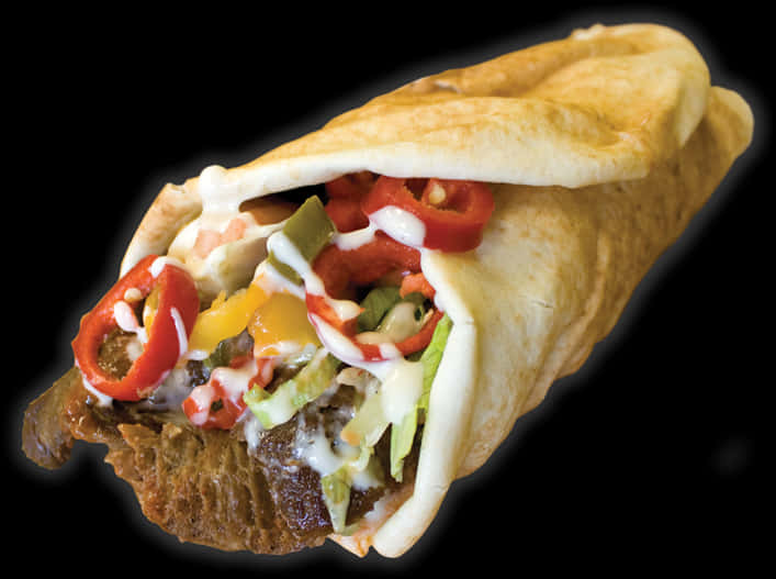 Delicious Shawarma Sandwich