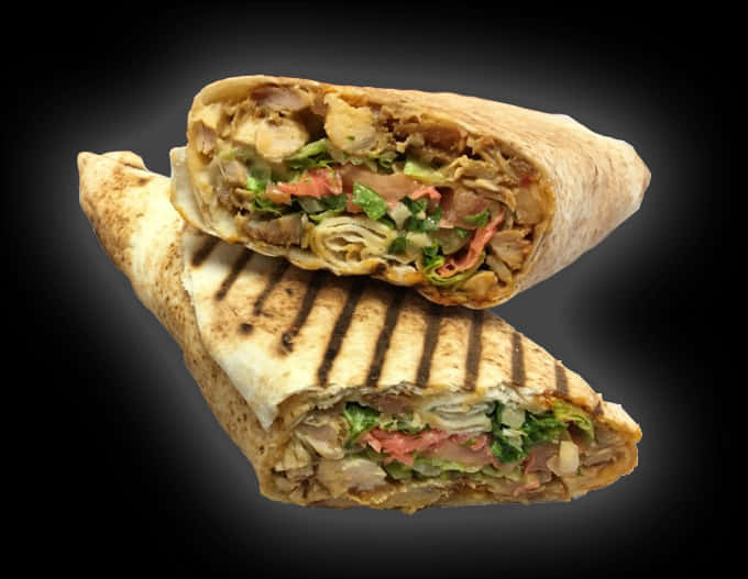 Delicious Shawarma Wrap