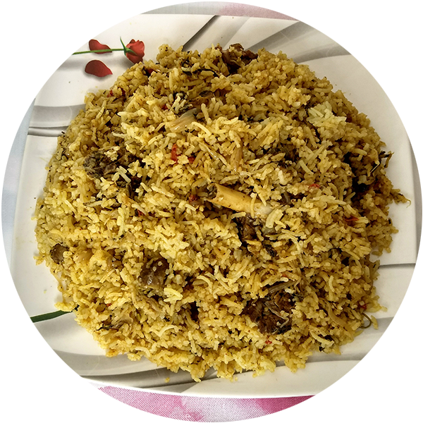 Delicious Vegetable Biryani Dish