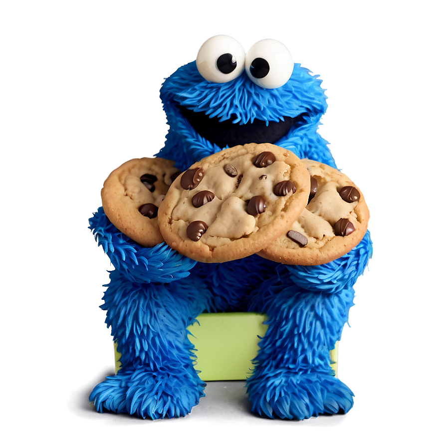 Delightful Cookie Monster Png 05212024