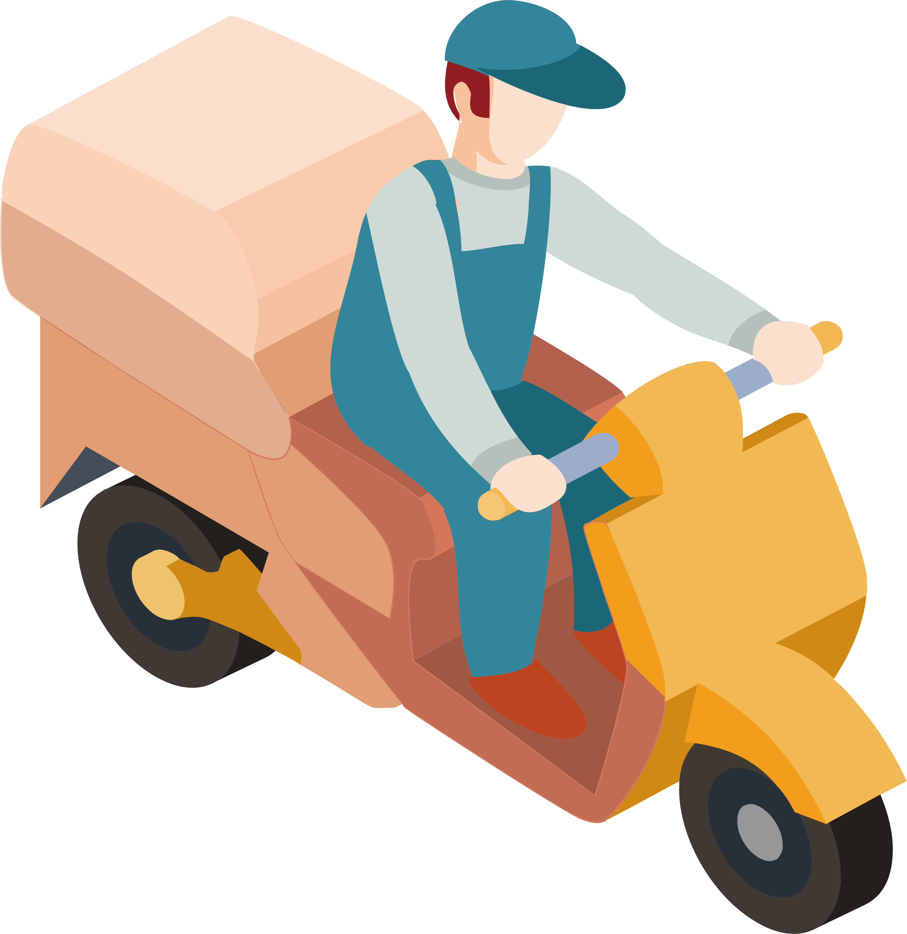 Delivery Rideron Scooter