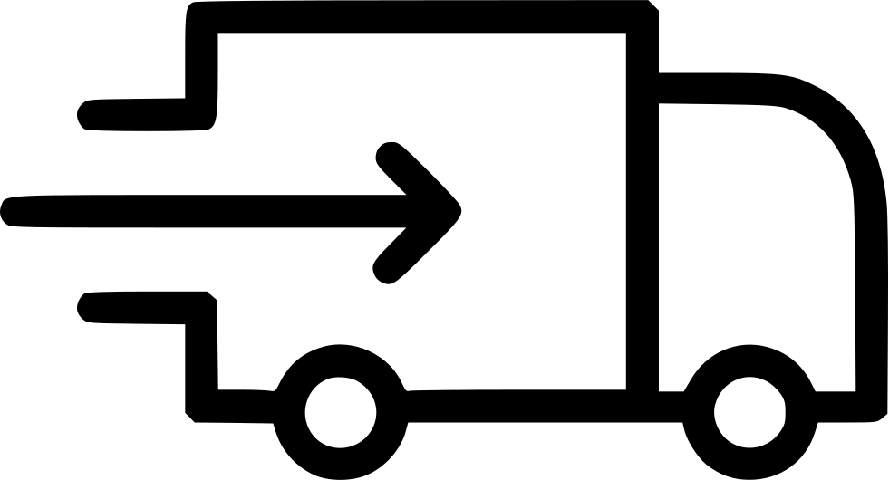 Delivery Truck Icon Silhouette