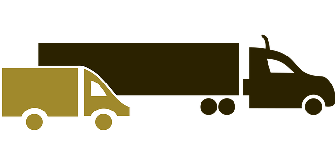 Delivery Vehicles Silhouette