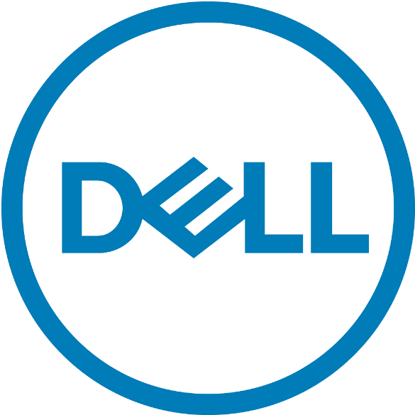 Dell Logo Blue Background