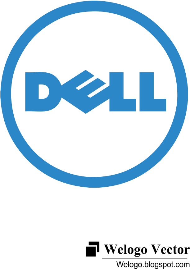 Dell Logo Blue Background