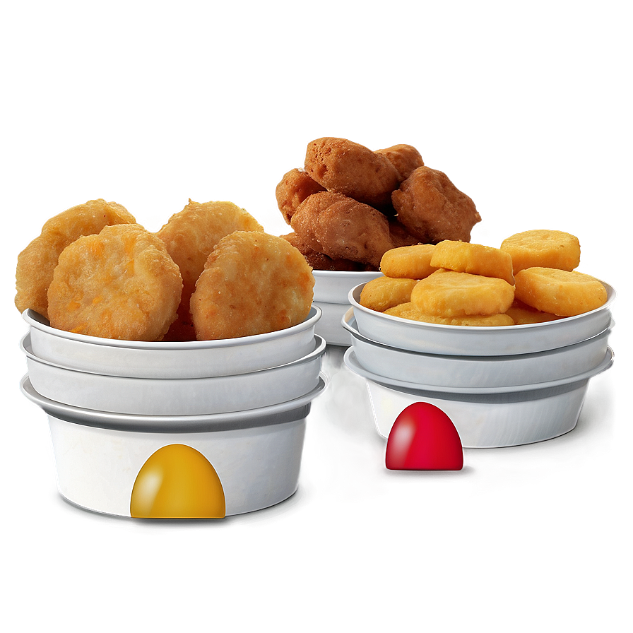 Deluxe Chicken Nuggets Assortment Png Ran