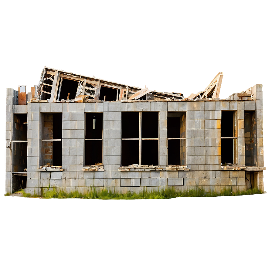 Demolished Building Wreckage Png 50