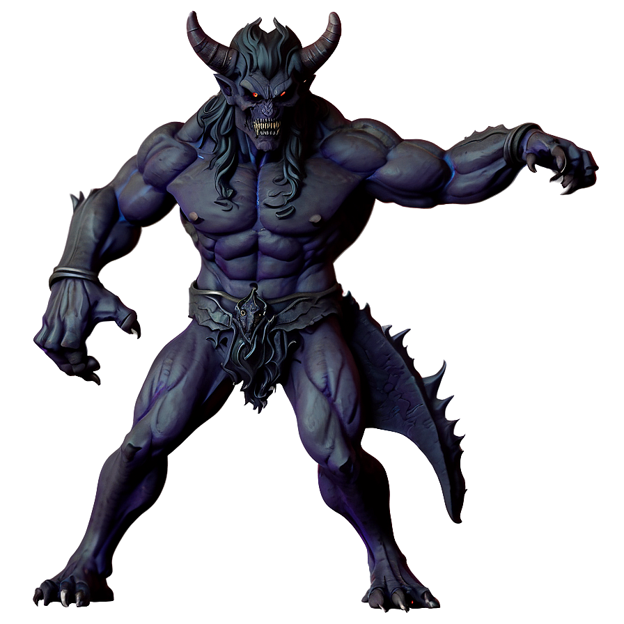 Demon Devil Figure Png Blr