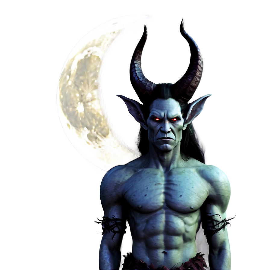 Demon Under Moon Png 56