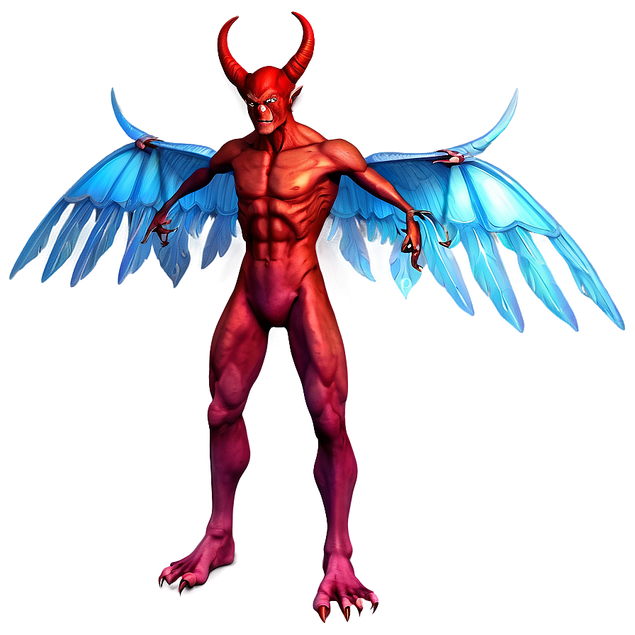 Demon With Wings Png 05062024