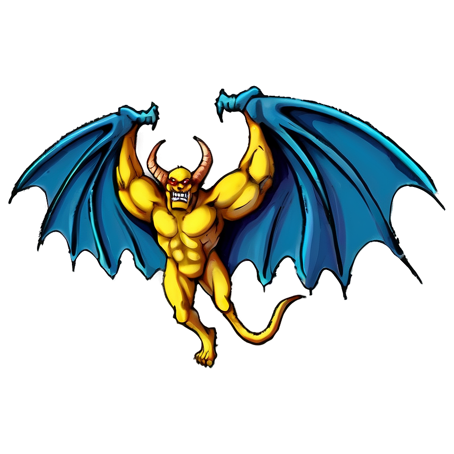 Demon With Wings Png 05062024