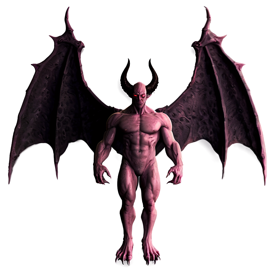 Demon With Wings Png Luf