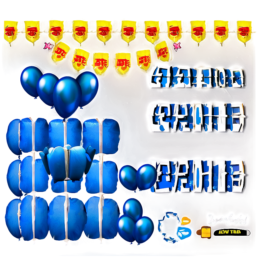 Denim Blue Balloons Png Rxq