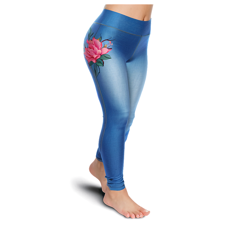 Denim Look Leggings Png 06202024