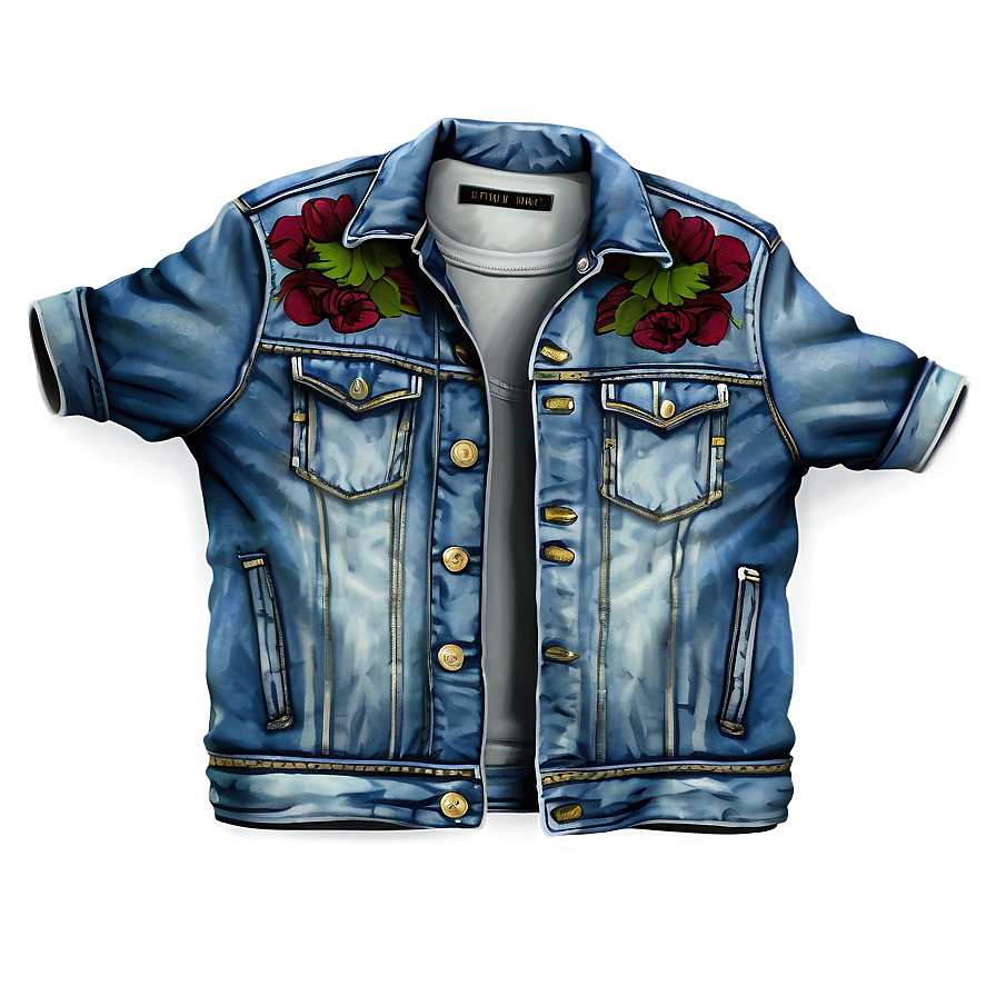 Denim Trucker Jacket Png Ybt