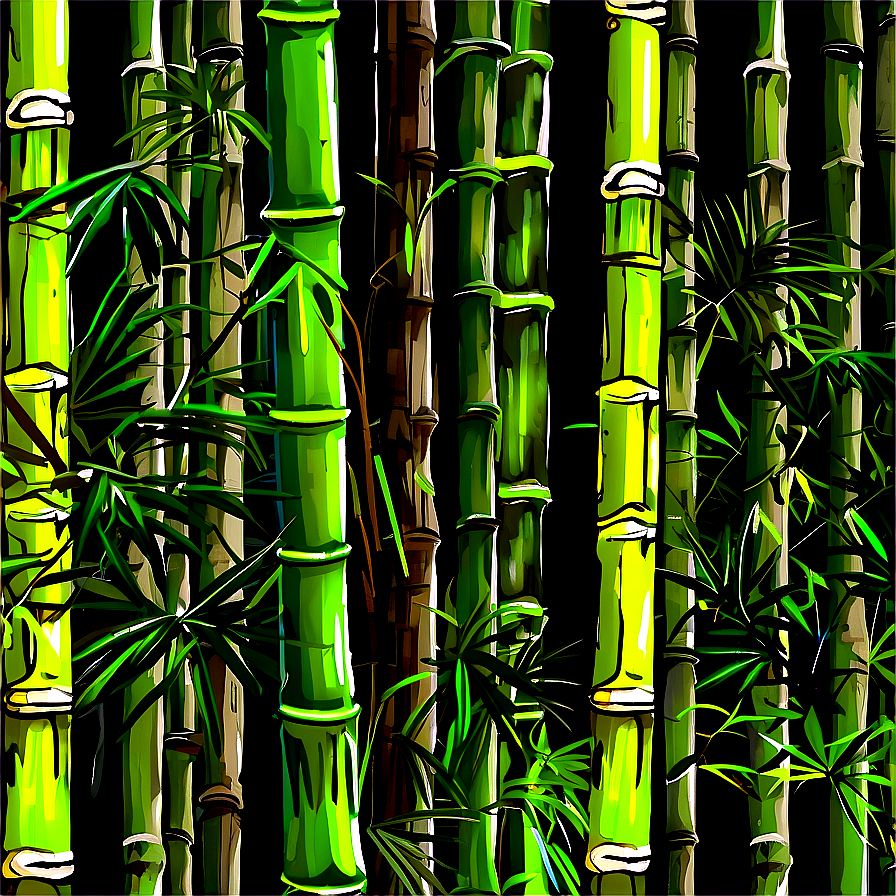 Dense Bamboo Woods Png 06242024