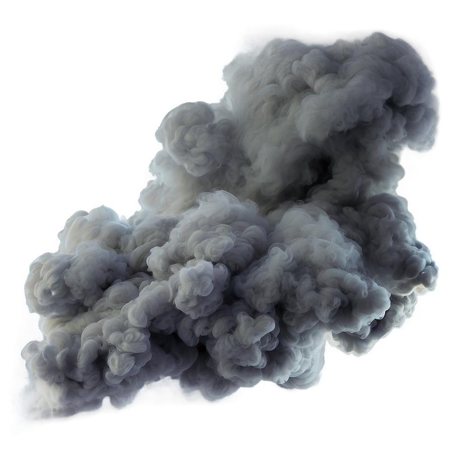 Dense Grey Smoke Png 35