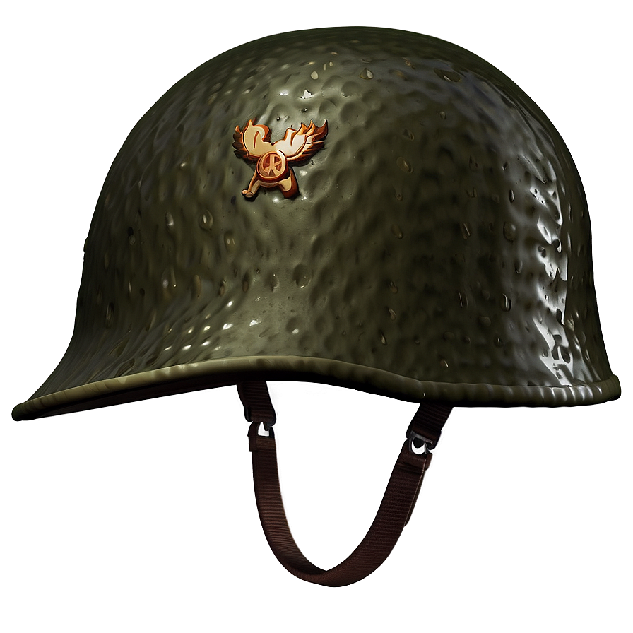 Dented Ww2 Helmet Png Nru60