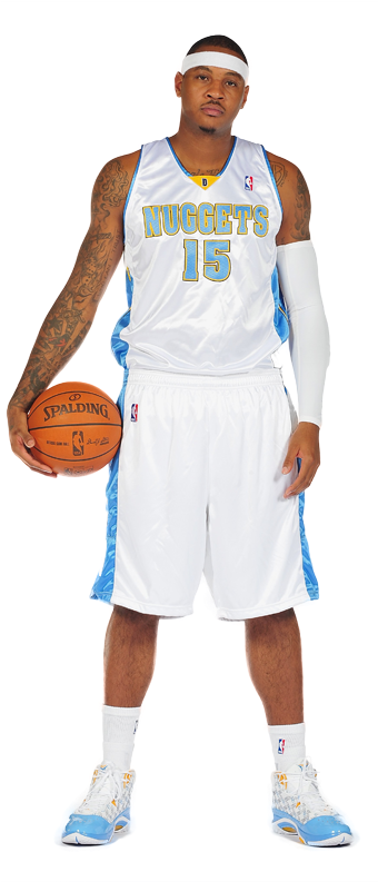 Denver Nuggets Basketball Player Pose