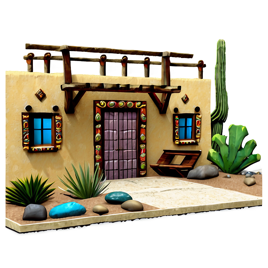 Desert Adobe Building Png Ykl