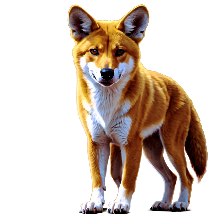 Desert Dingo Artwork Png Ajb34