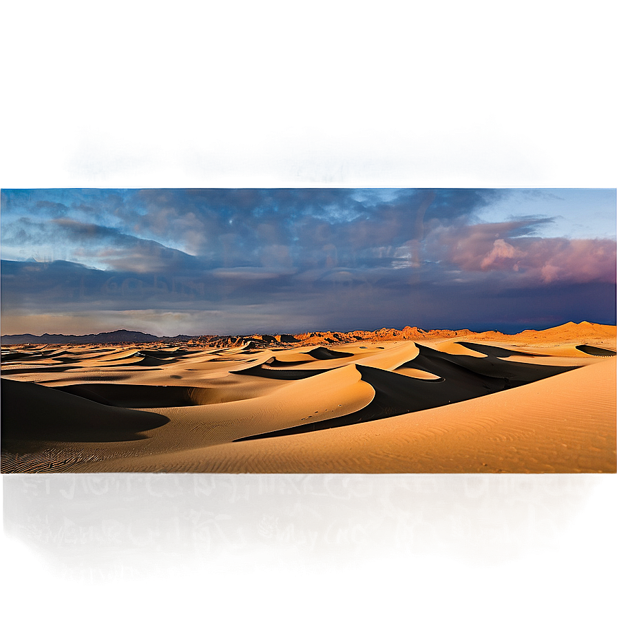 Desert Dunes At Dawn Landscape Png Hjb