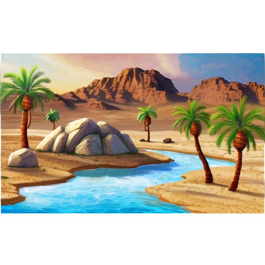 Desert Oasis Vacation Png Ult