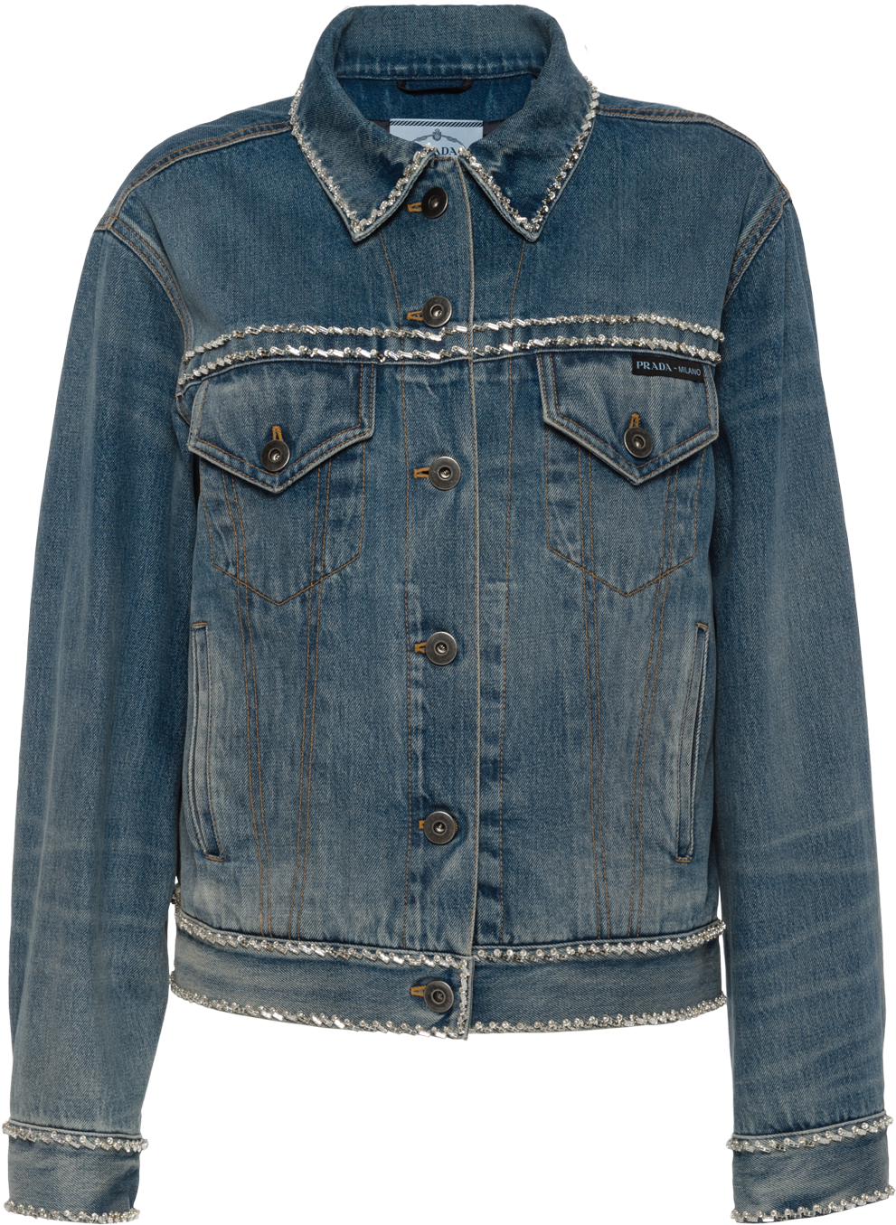 Designer Denim Jacketwith Embellishments