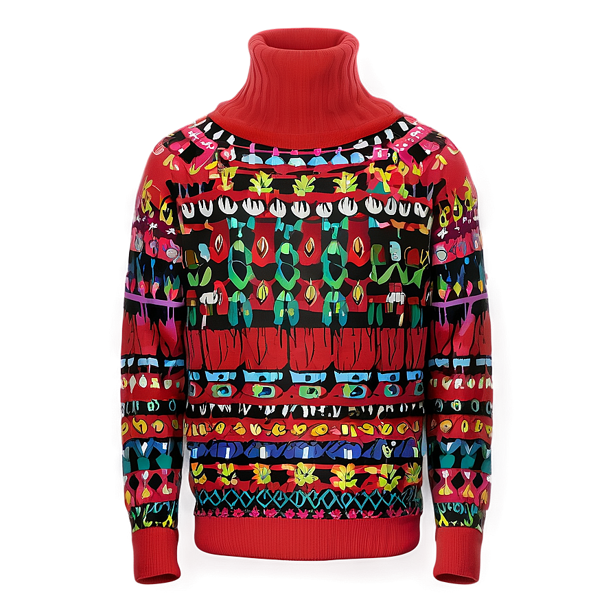 Designer Red Sweater Png 80