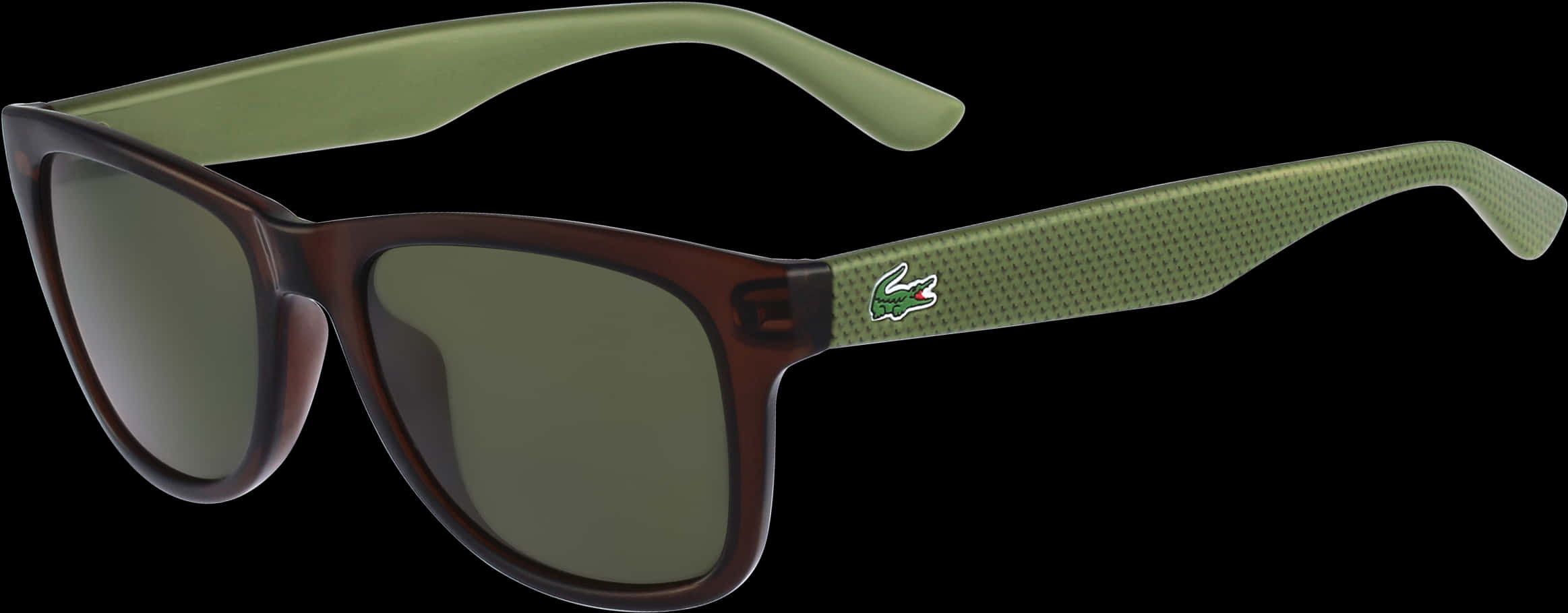 Designer Sunglasseswith Green Accents