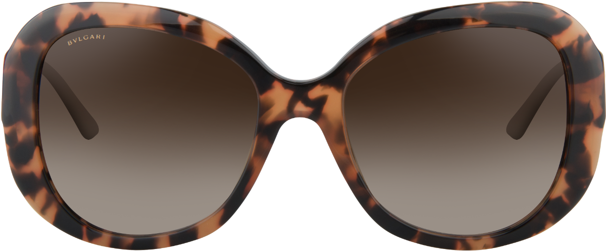 Designer Tortoiseshell Sunglasses Bvlgari