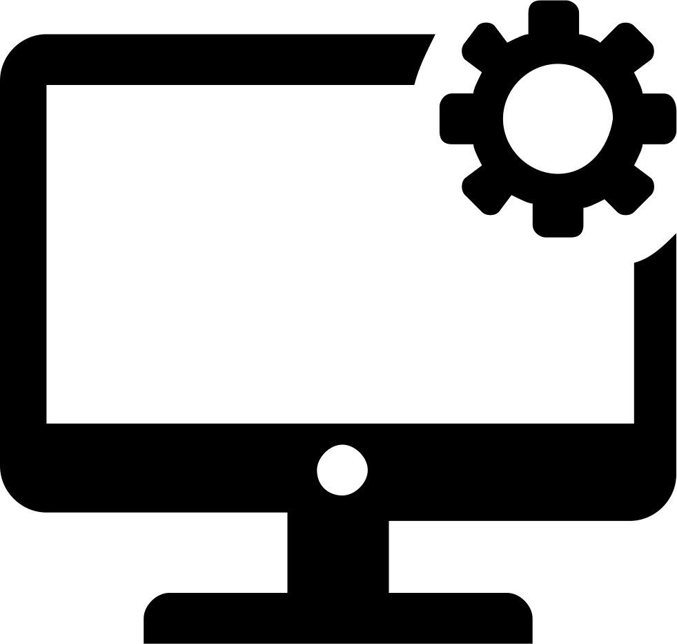 Desktop Computer Settings Icon