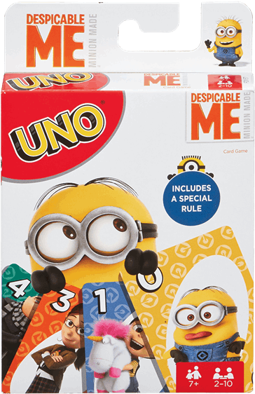 Despicable Me Uno Card Game Packaging