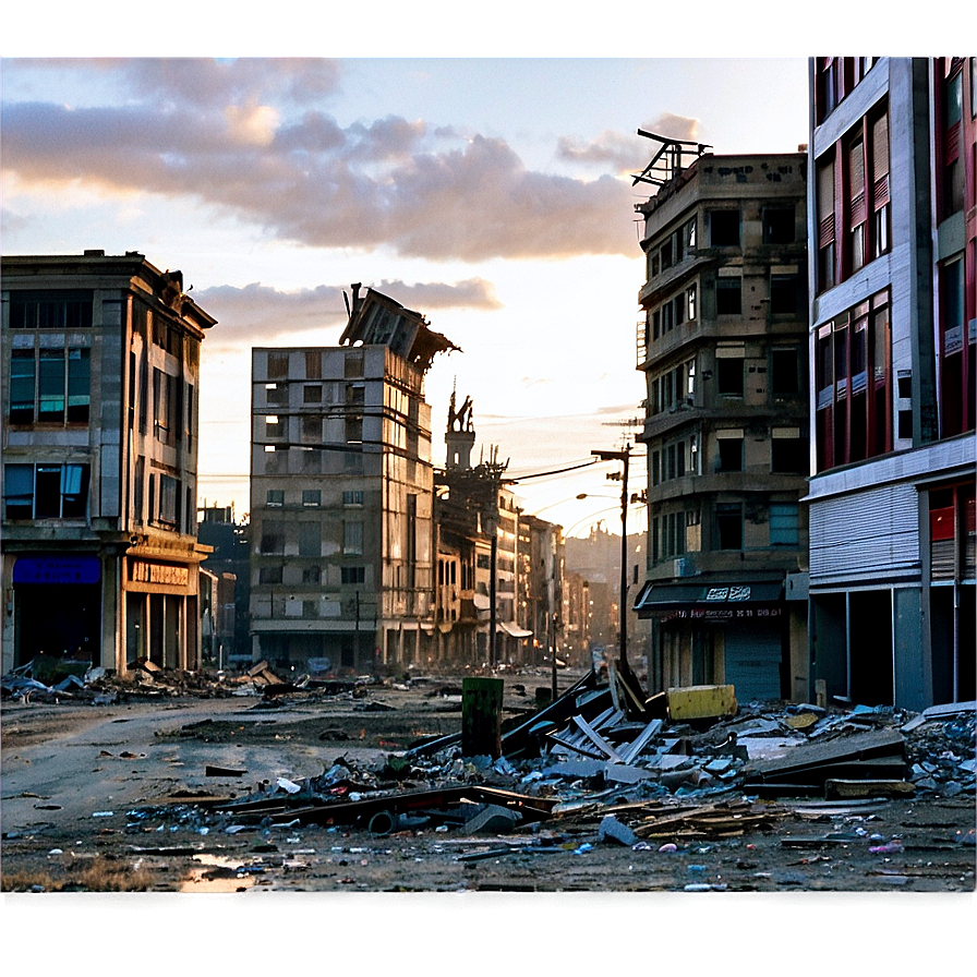 Destroyed City Center Png Vjy