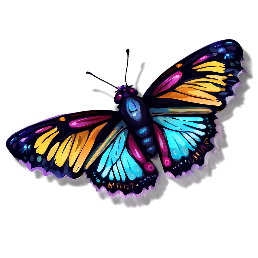 Detailed 3d Butterfly Illustration Png Ptd