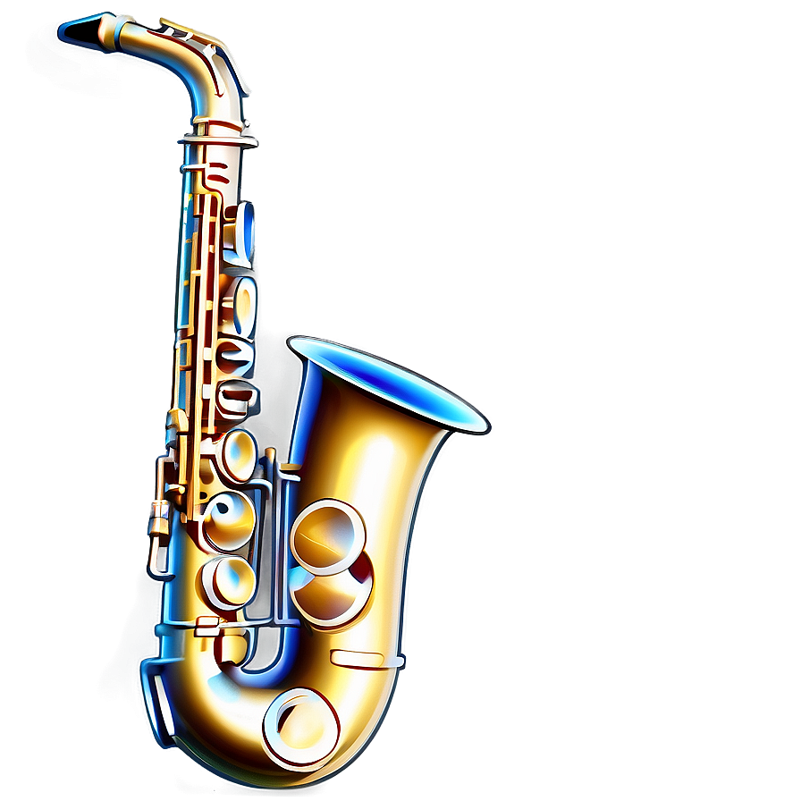 Detailed Alto Saxophone Png 06282024