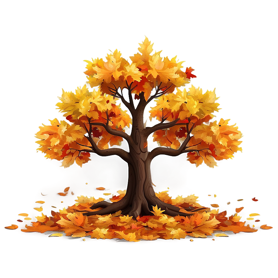 Detailed Autumn Tree Png Sgt