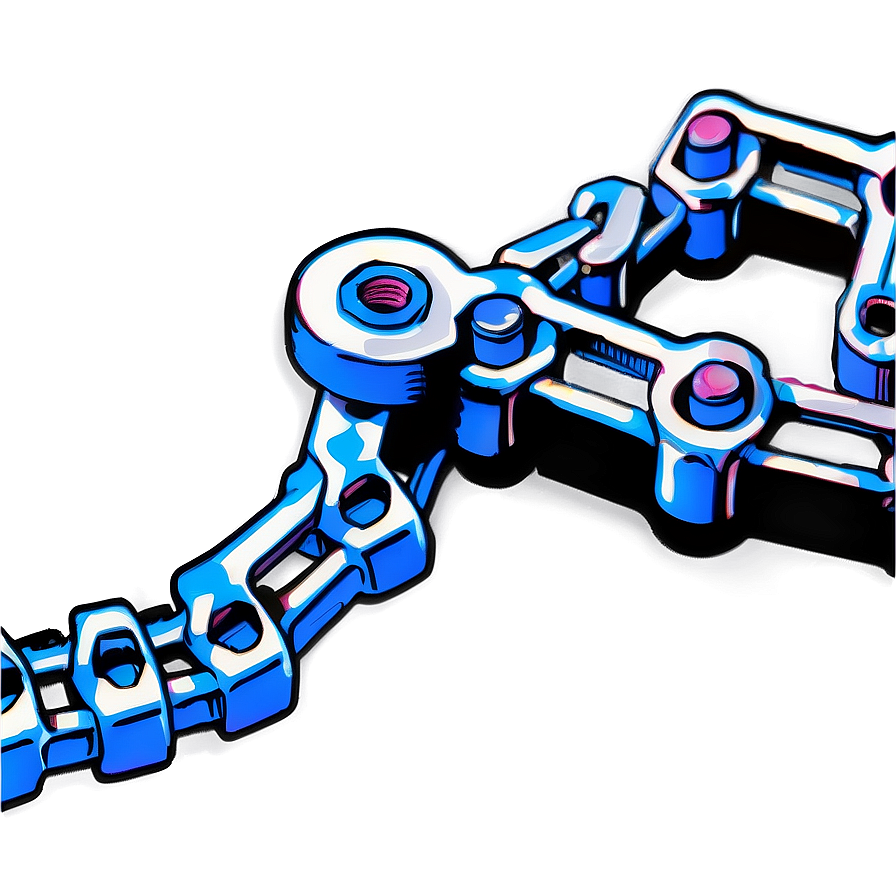 Detailed Bike Chain Drawing Png Dxf