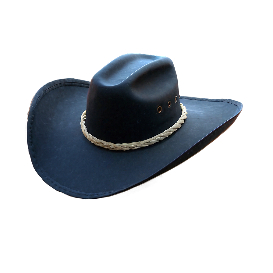 Detailed Black Cowboy Hat Png 10