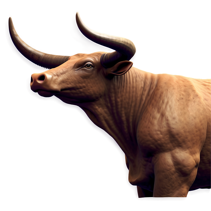 Detailed Bull Head Png Hwv54