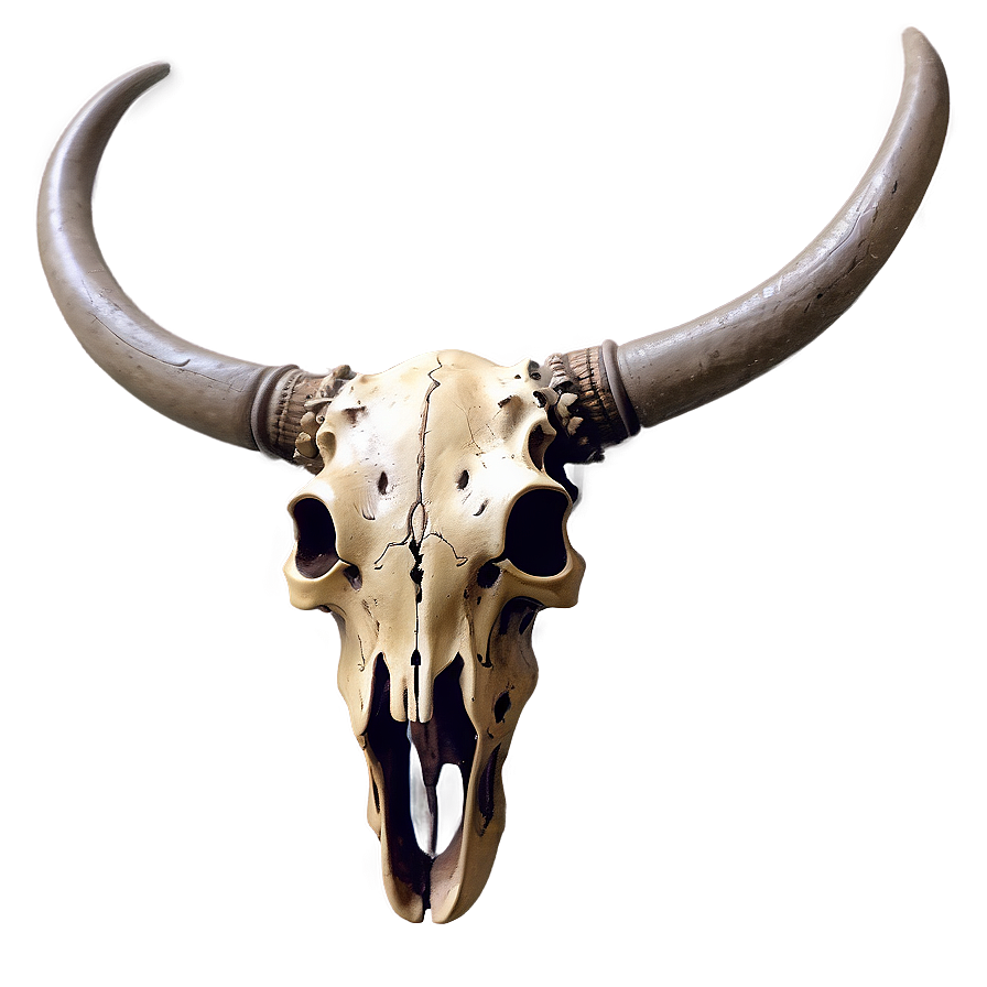 Detailed Bull Skull Sketch Png Tpo34