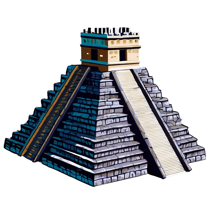 Detailed Chichen Itza Map Png Pyt