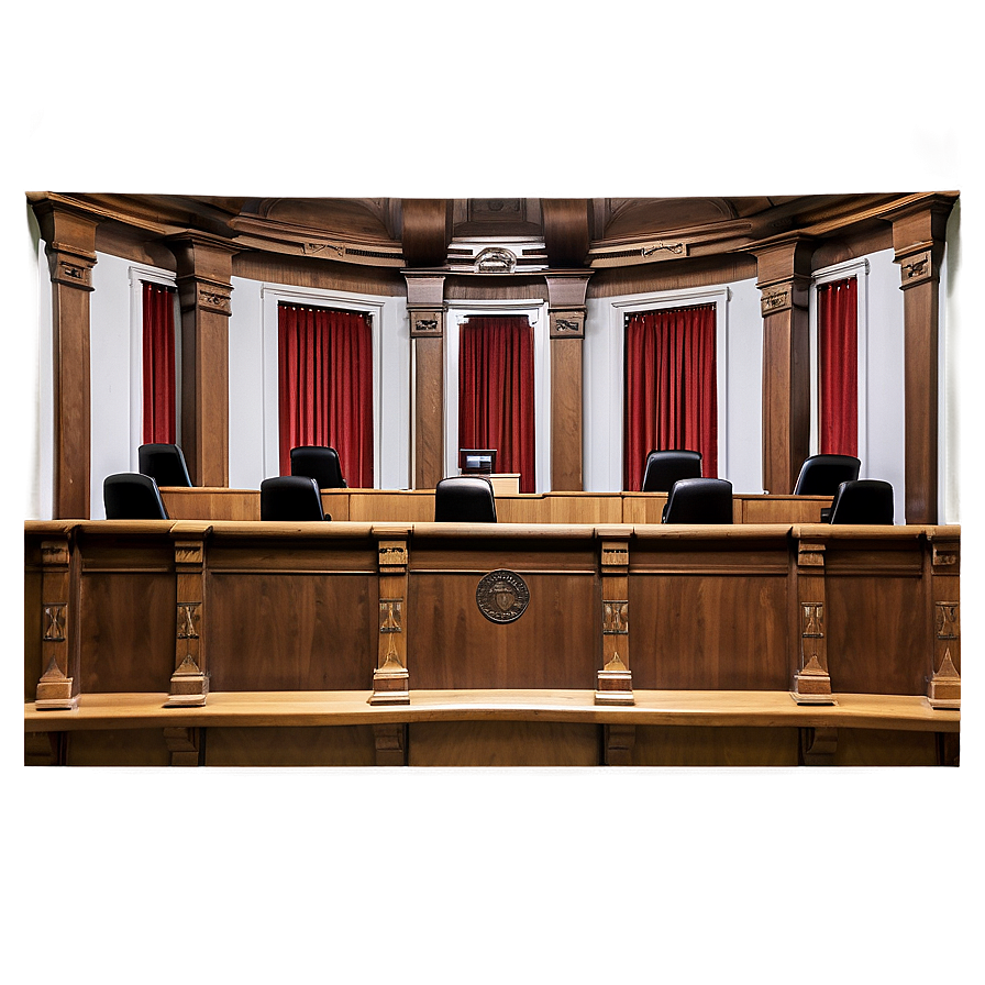 Detailed Courtroom Sketch Png 26