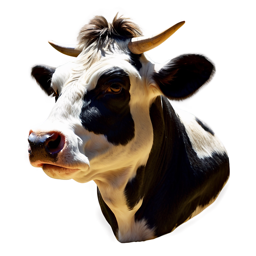 Detailed Cow Head Artwork Png 06212024